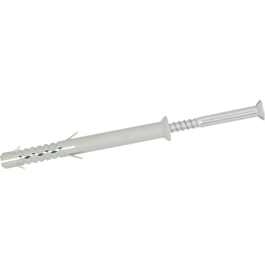 Rawlplug – Nylon Hammer Fixings – 8x80mm – Solid Walls (16)