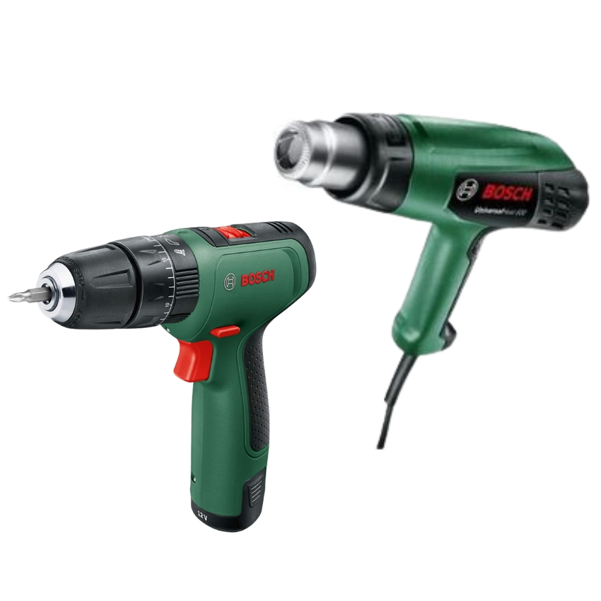 Bosch – Easy Drill 1200 and Heat Gun (Model: UniversalHeat 600)