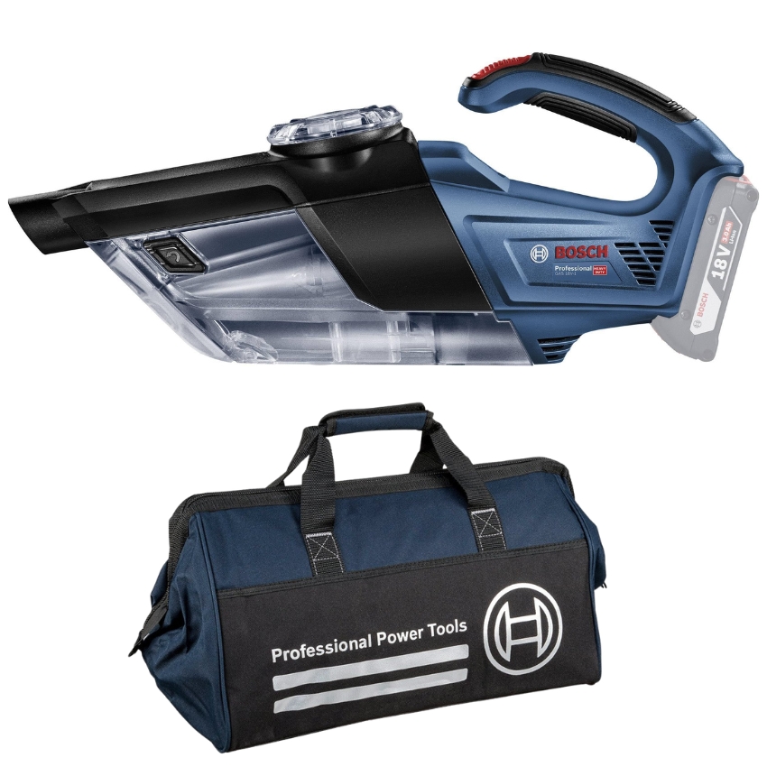 Bosch – Cordless Gas Vacuum Cleaner with Tool Bag Combo