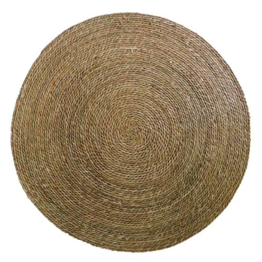Authentic Handwoven Malawian Ilala Palm Carpet/Mat (Approximately: 3.85m Diameter)