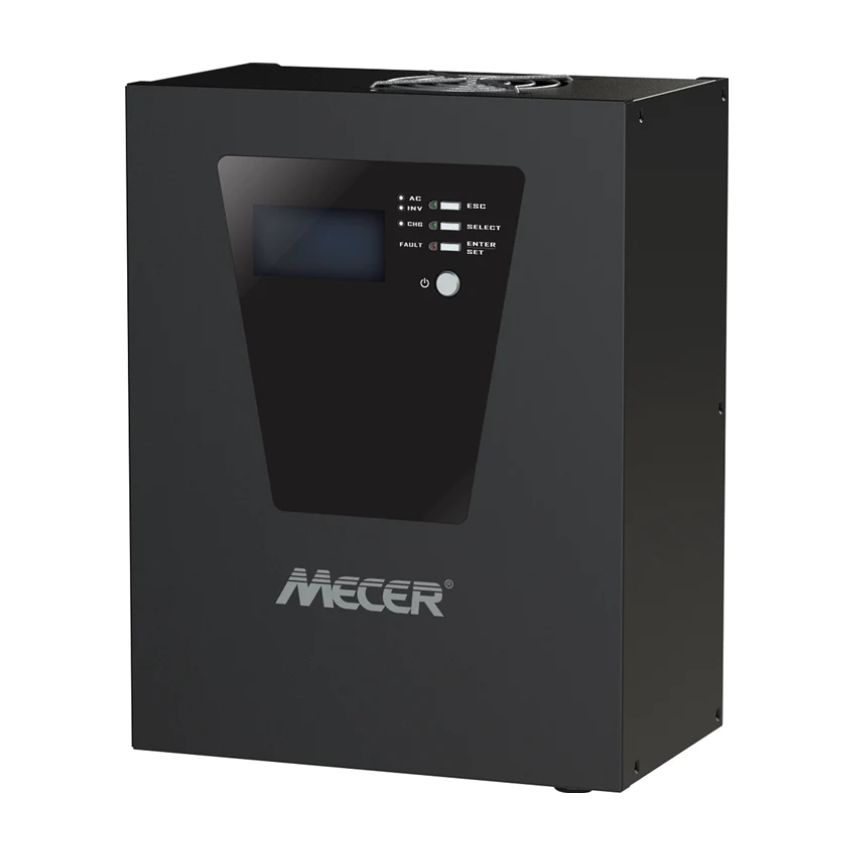 Mecer – Inverter 1.2 KVA / 1000 W 12 V – MPPT Solar Charge Controller