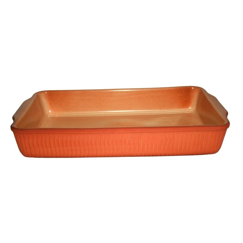 Ceramic Lasagna Dish – Orange