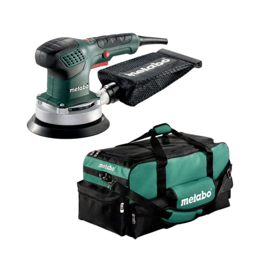 Metabo – SXE 3150 Random Orbital Sander and Large Tool Bag