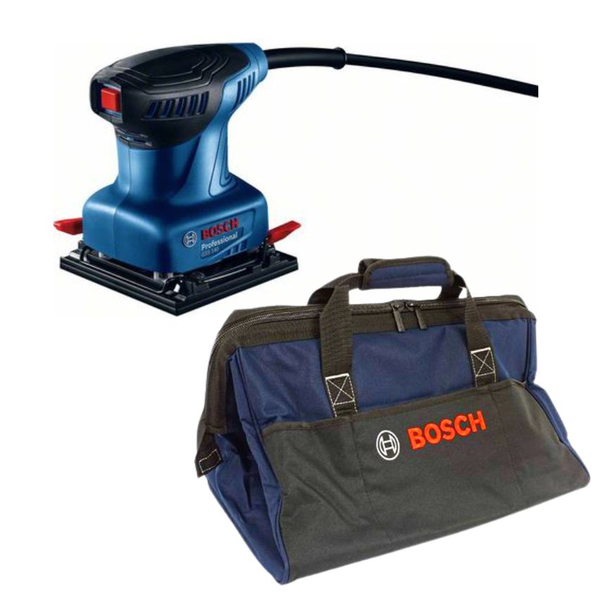 Bosch – Orbital Sander – GSS 140 and Heavy Duty Tool Carry Bag