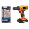 Rockworth – Cordless Drill Combo with Alpen 8 Piece Masonry Drill Bit Set Rockworth – Cordless Drill Combo with Alpen 8 Piece Masonry Drill Bit Set