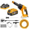 Ingco – Pressure Washer with Battery, Charger and Garden Hose (20M) Ingco – Pressure Washer with Battery, Charger and Garden Hose (20M)