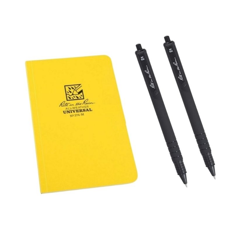 Rite In The Rain – Pocket Memo Book (112 Pg) & All Weather Clicker Pen