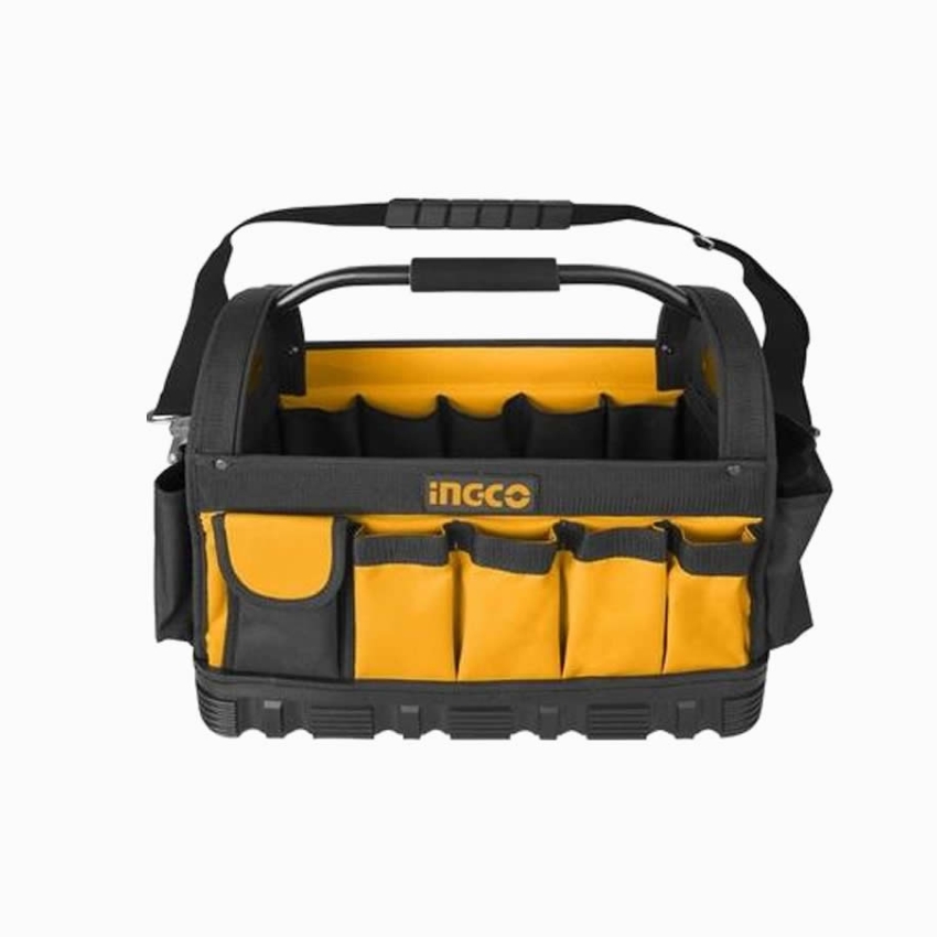 Ingco – Tool Bag – 16″400mm – Hard Bottom – 21pc Pocket