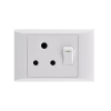 Socket 16A 2X4 Single White E/Mate Socket 16A 2X4 Single White E/Mate