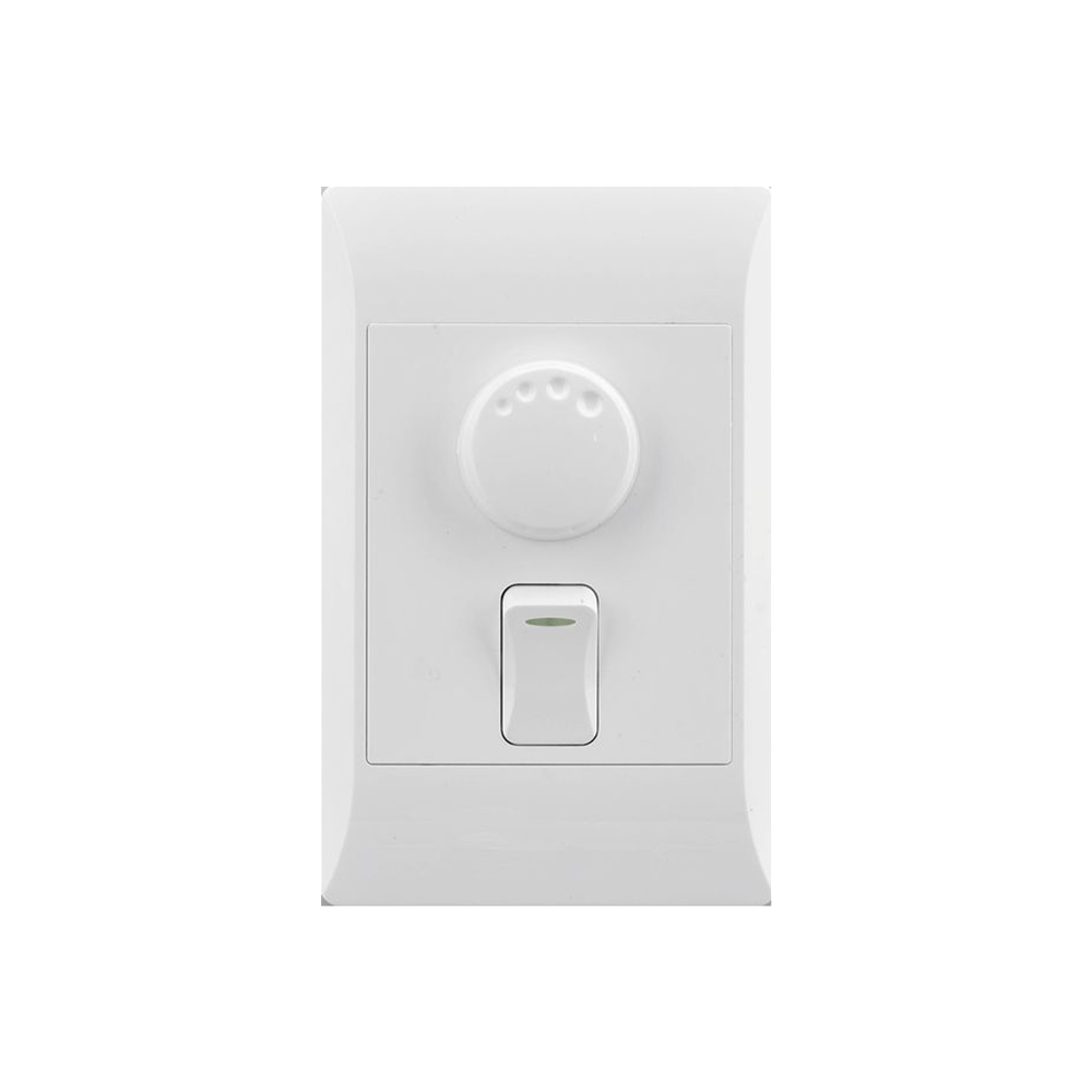 Switch 260W Dimmer 1 Lever White E/Mate