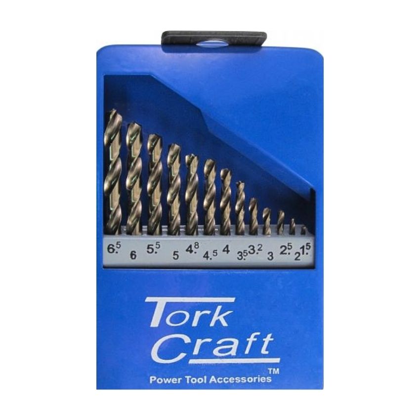 Tork Craft – Turbo Point Drill Bit Set 13Piece