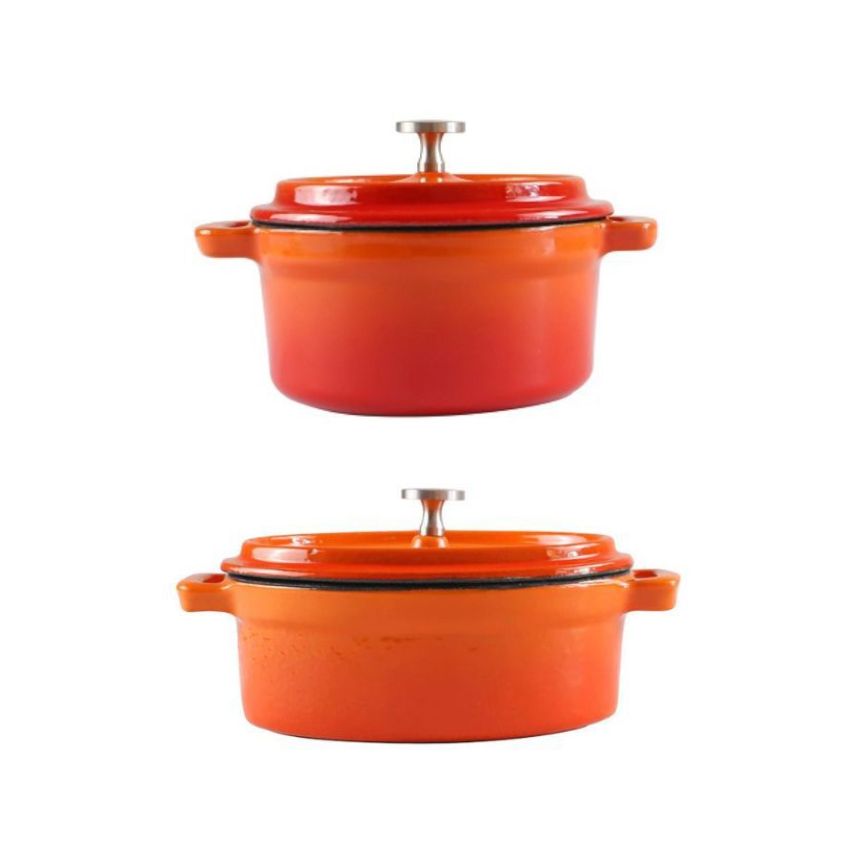 LK’s – Chef – Round Ramekin – 0.22L and Oval Ramekin – 0.33L – Orange
