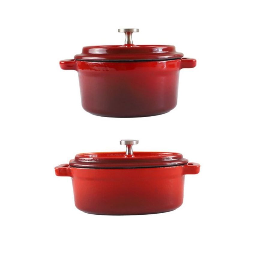 LK’s – Chef – Round Ramekin – 0.22L and Oval Ramekin – 0.33L – Red