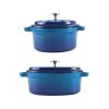 LK’s – Chef – Round Ramekin – 0.22L and Oval Ramekin – 0.33L – Blue LK’s – Chef – Round Ramekin – 0.22L and Oval Ramekin – 0.33L – Blue