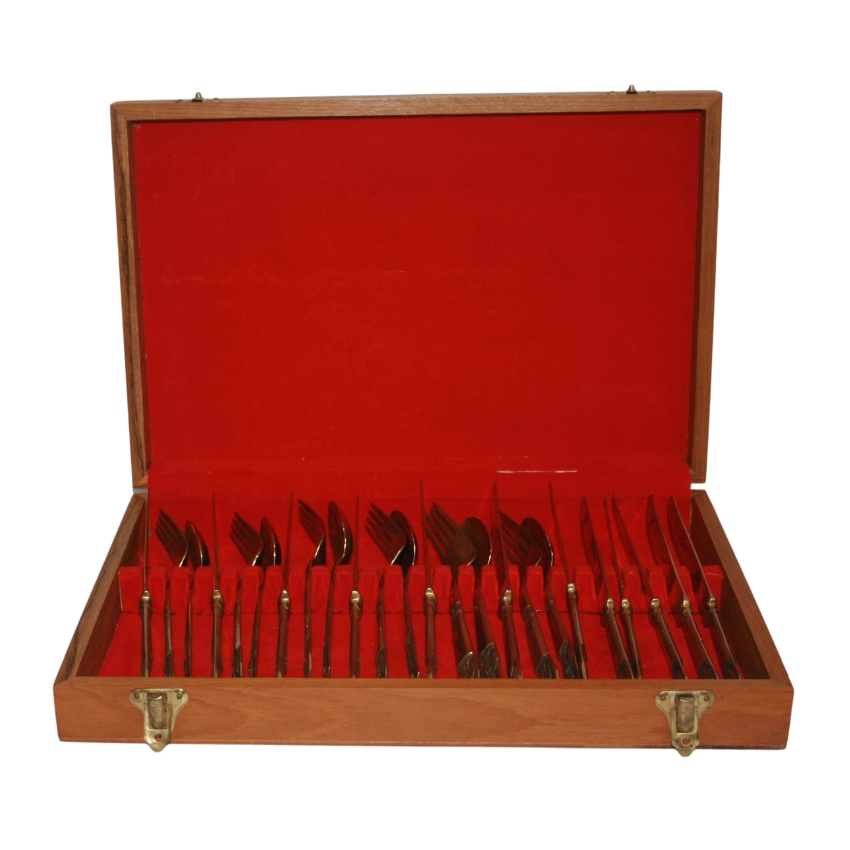 Solid Nickel Bronze – Cutlery set of 24