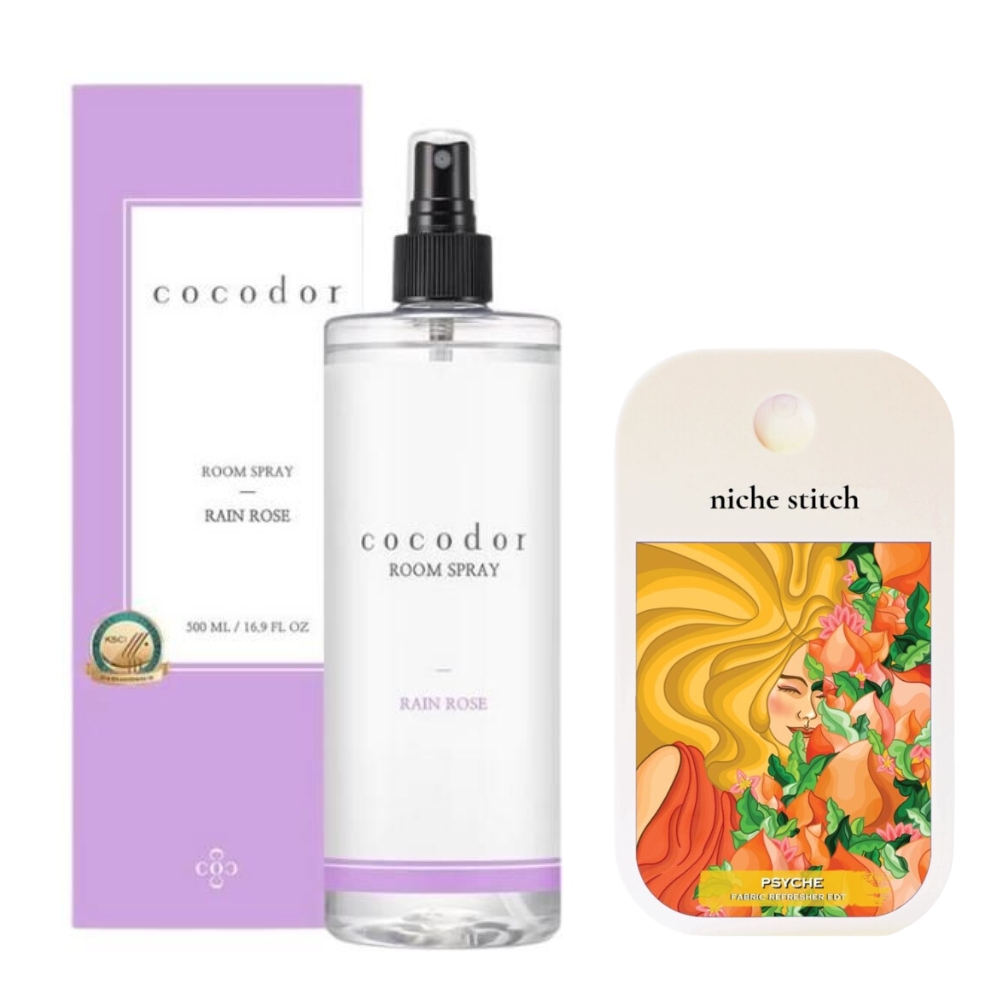 Cocod’or – Room Spray – Rain Rose and Pocket Perfume – Psyche