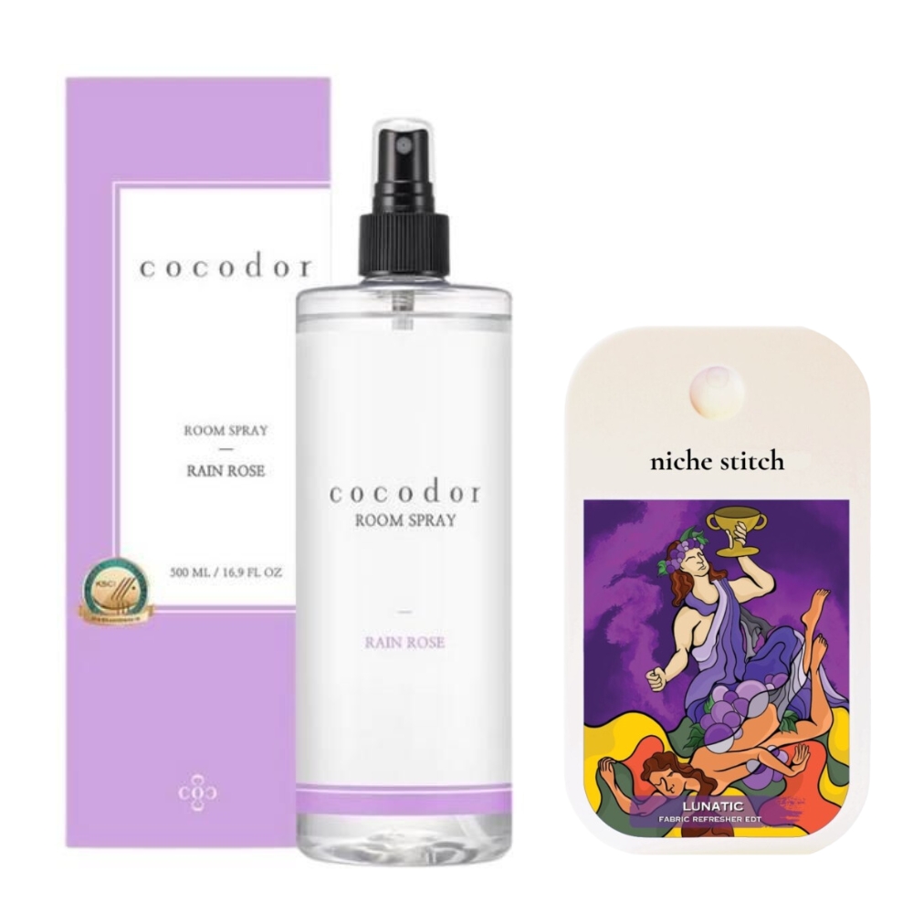 Cocod’or – Room Spray – Rain Rose and Pocket Perfume – Lunatic