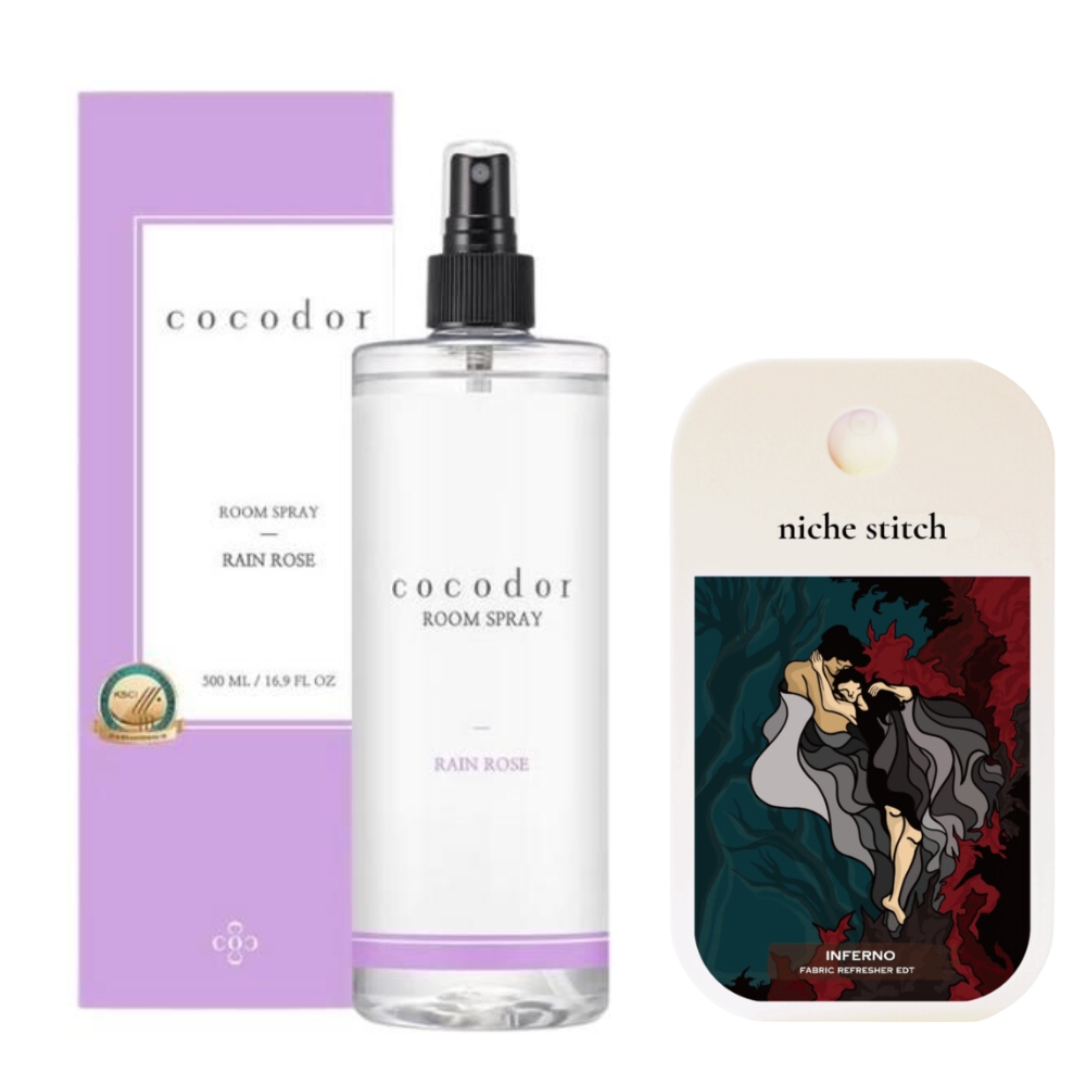 Cocod’or – Room Spray – Rain Rose and Pocket Perfume – Inferno