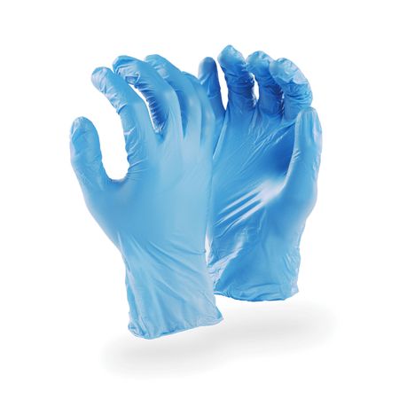 Dromex Blue Nitrile Powder Free Gloves (100) – XL