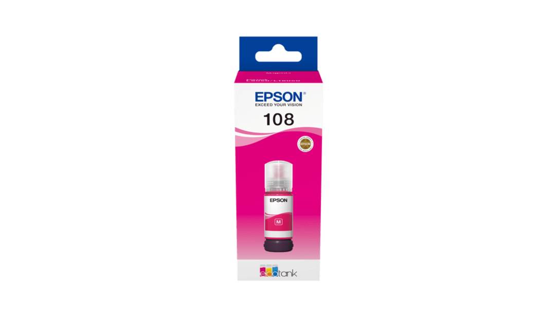 Epson 108 EcoTank Magenta ink bottle T09C34A | C13T09C34A