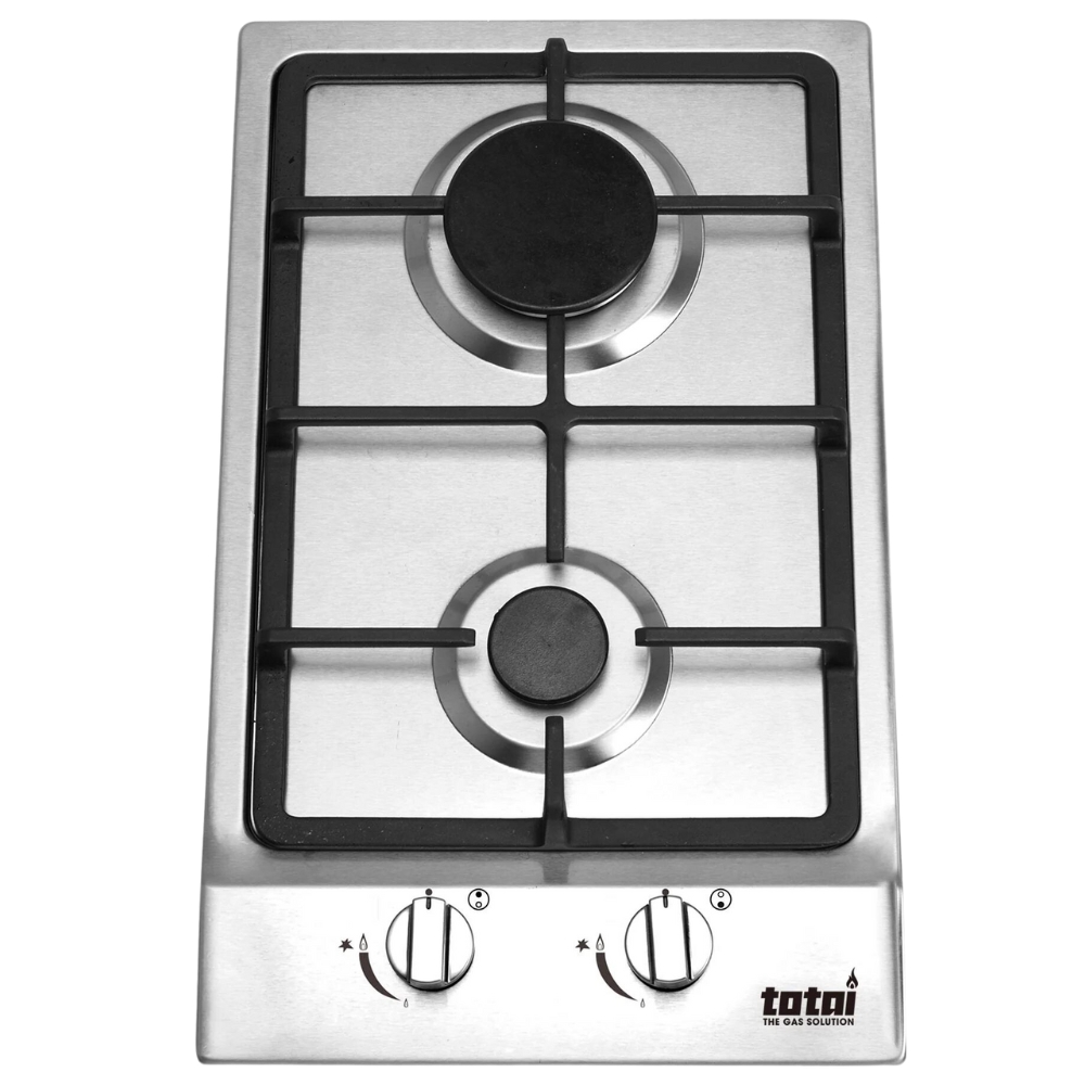 Totai – 2 Burner Gas Hob – Stainless Steel – 30cm