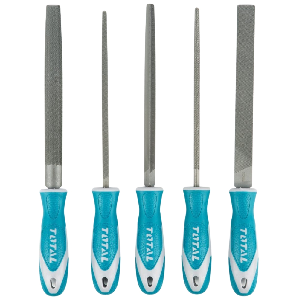 Total Tools – Steel File – 5 Pieces Set – 8″