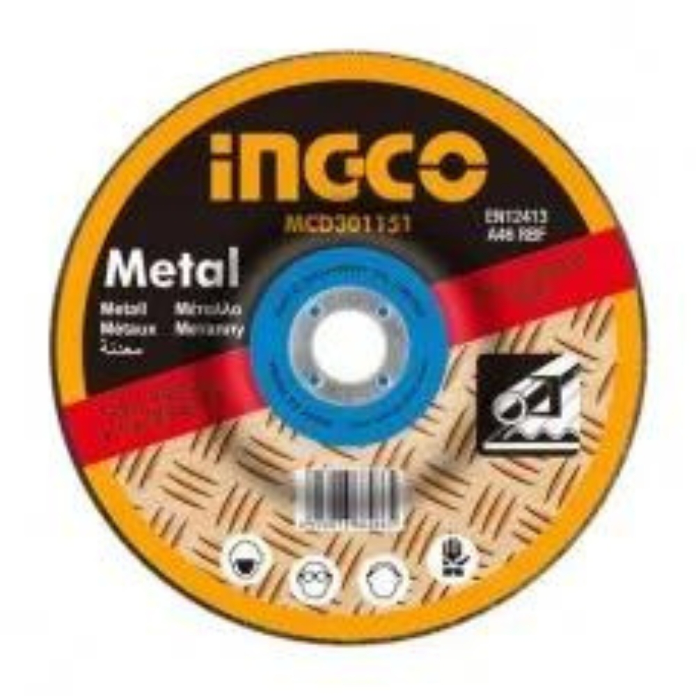 Ingco – Abrasive Metal Cutting Disc (115 x 3.0 x 22.2 mm)