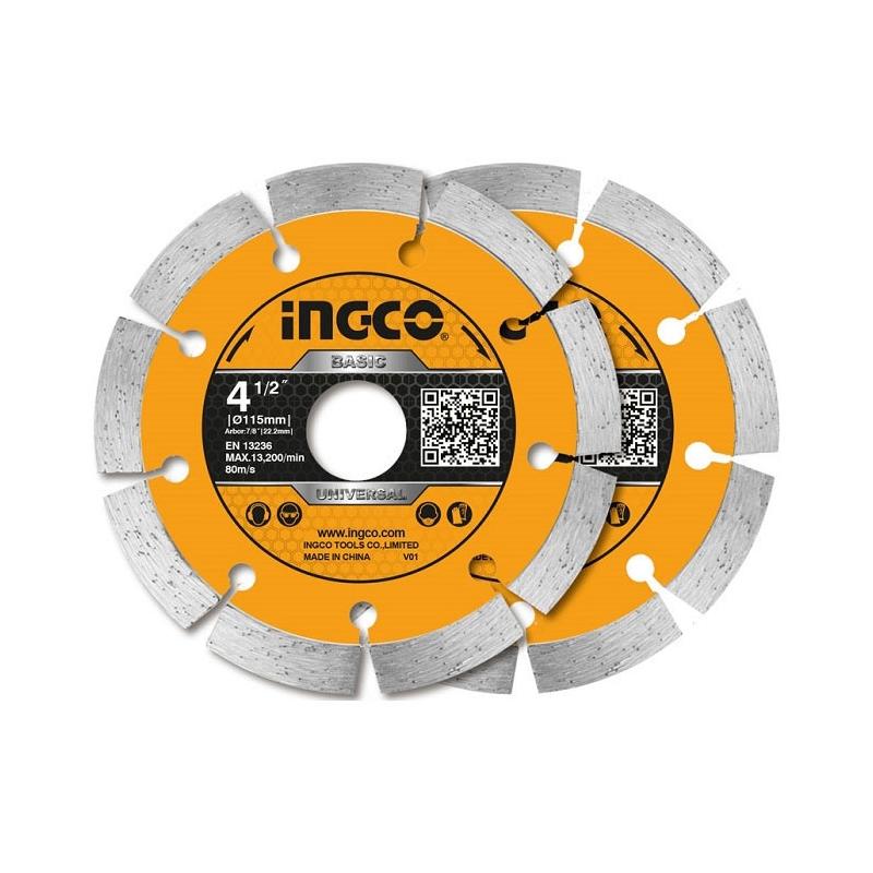 Ingco – Dry Diamond Disc (115 mm) (2 Piece)