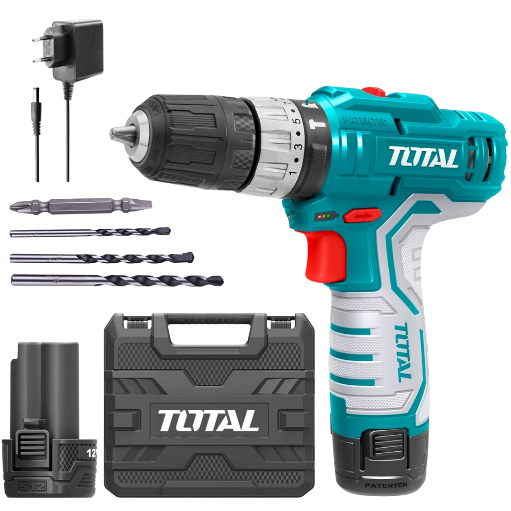 Total Tools – Lithium-Ion Impact Drill – 12V