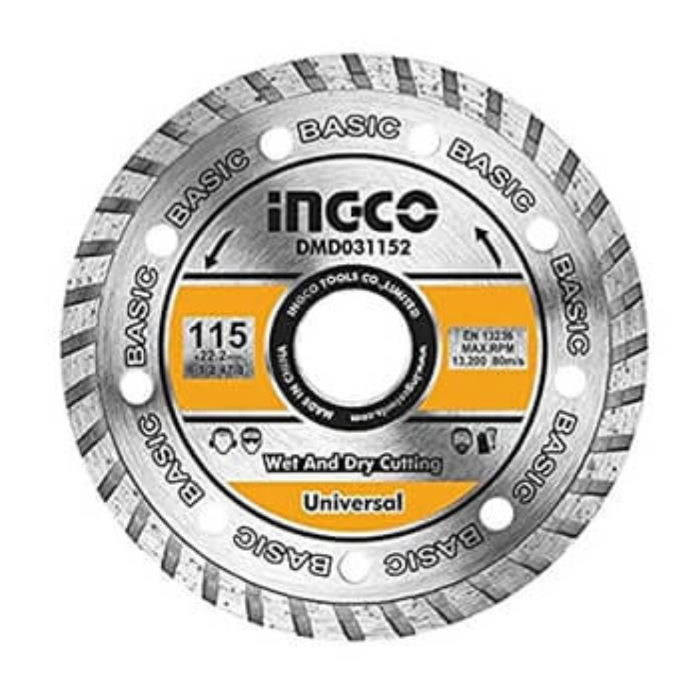Ingco – Diamond Disc Set (8 Pieces/Set) (115 mm)