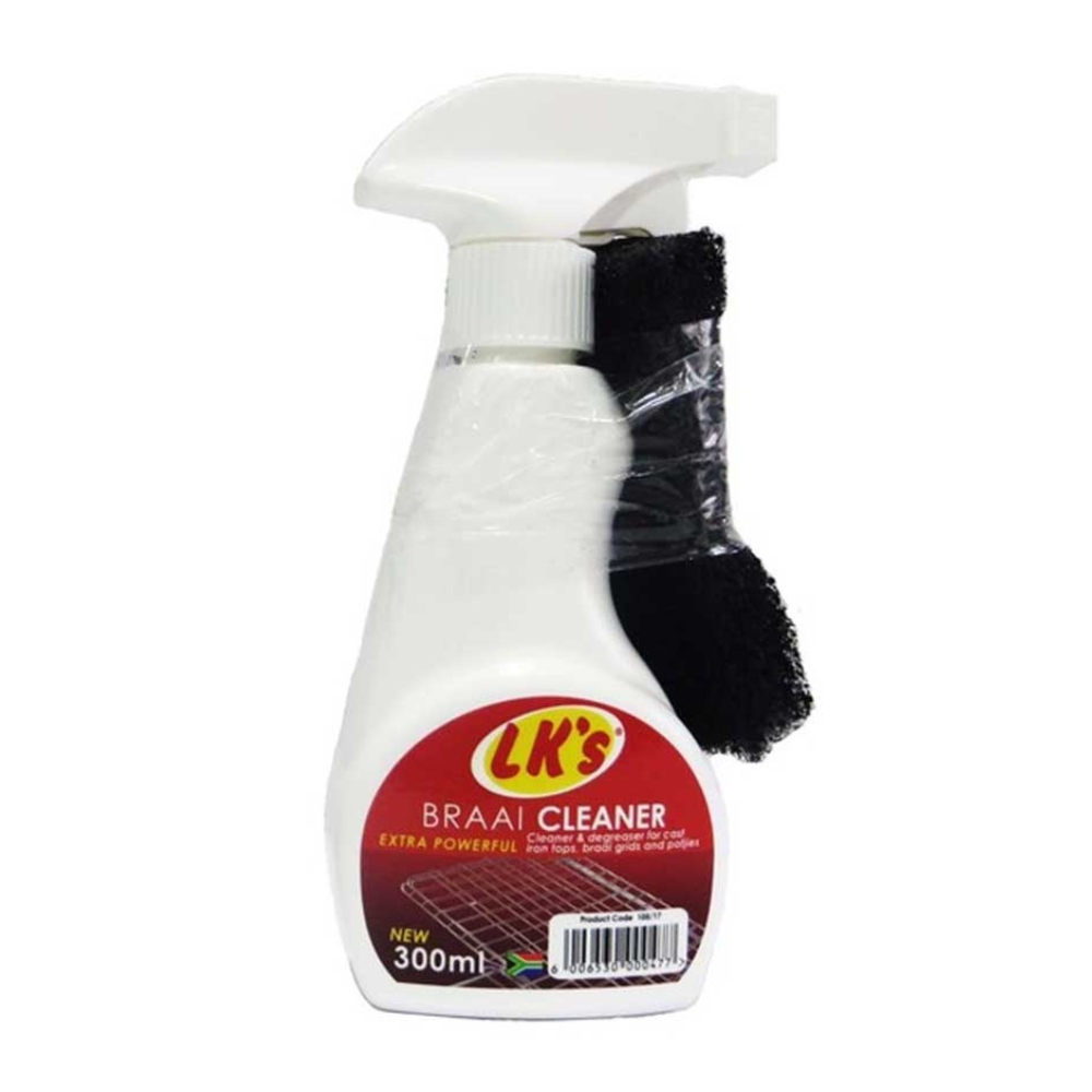 Lk’s – Braai Cleaner with Sponge – 300ml