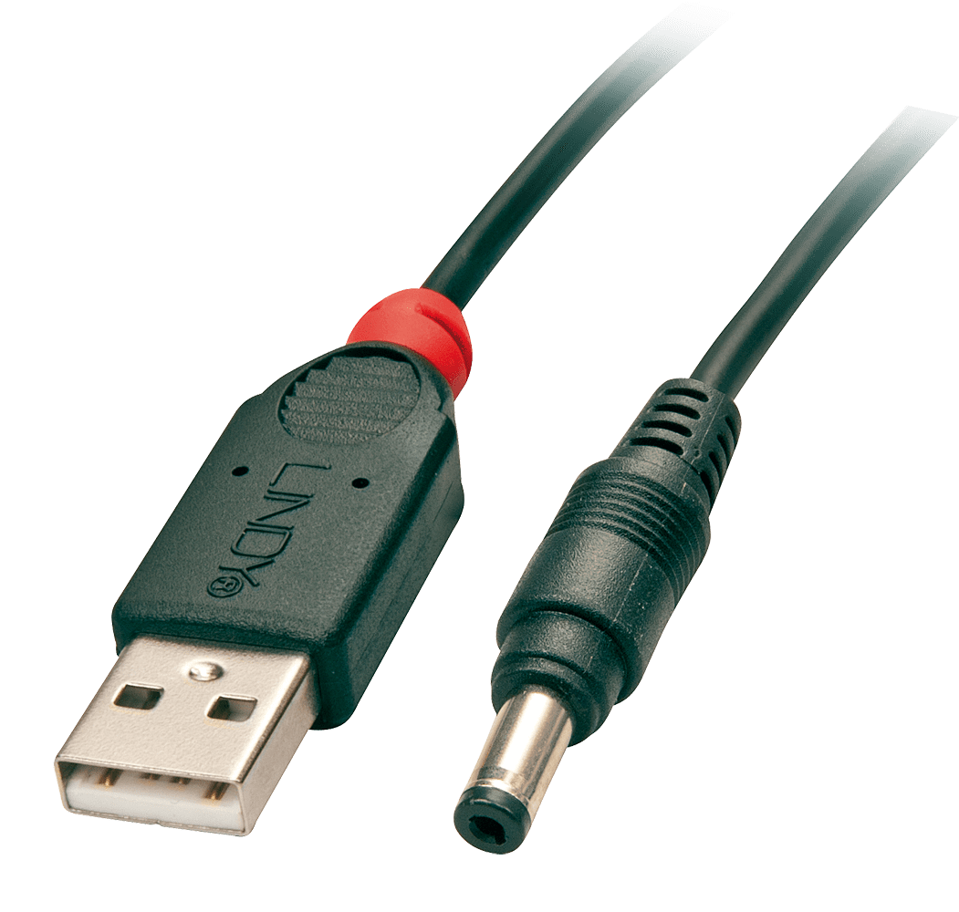 Lindy 1.5m USB to 4.8/1.7mm DC Adapter Cable