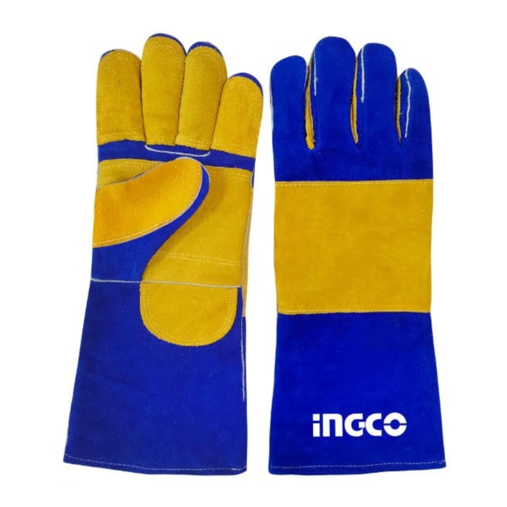 Ingco – Welding Glove – Royal Blue Leather – 16″