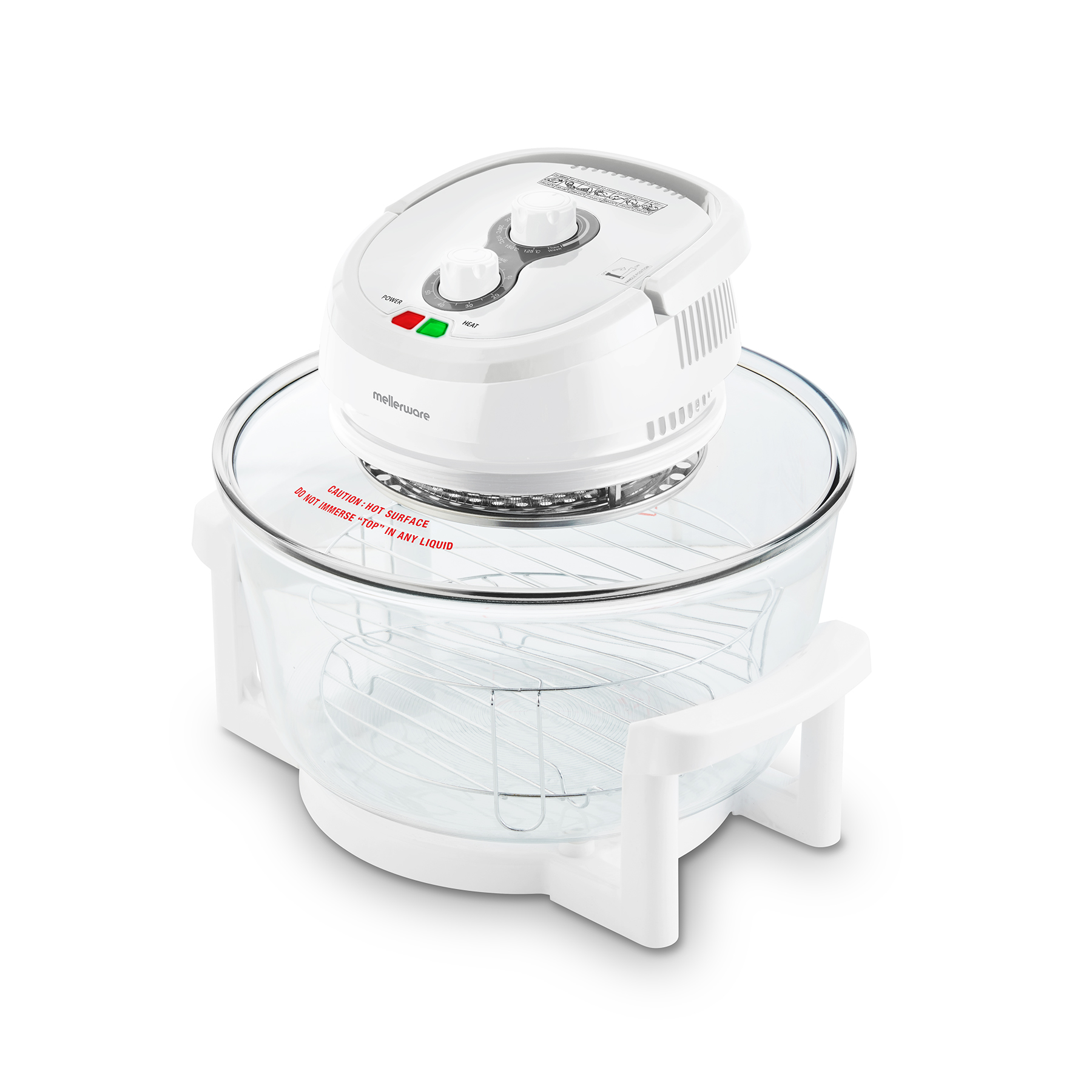 Mellerware White 14 L Air Fryer/ ConvectionCokker