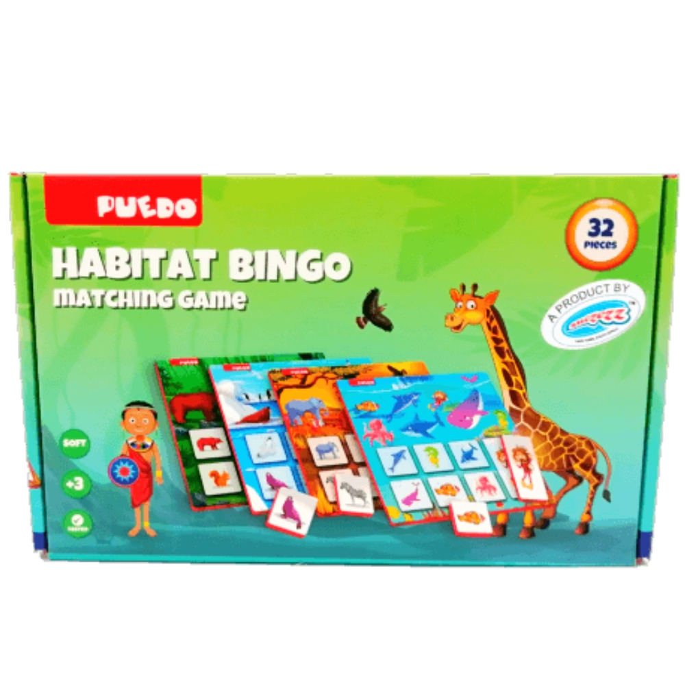 Puedo – Habitat Bingo Matching Game