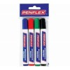 Penflex – Assorted Whiteboard Markers , Wallet of 4 Penflex – Assorted Whiteboard Markers , Wallet of 4
