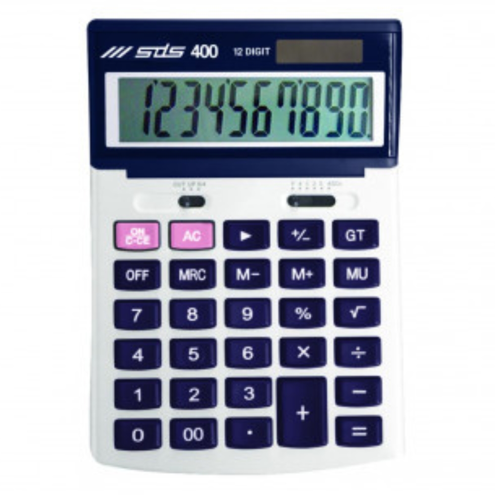 SDS – Desk Calculator 12 Digit Dual Power Premium