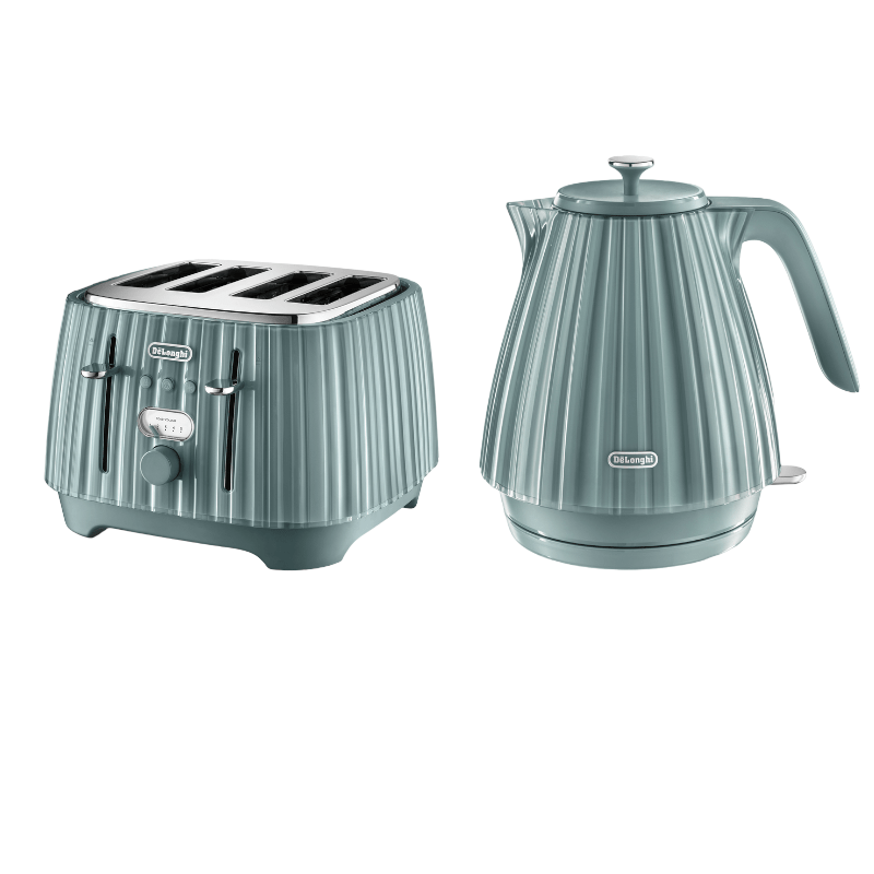 Delonghi Ballerina Kettle And Toaster Set – Green