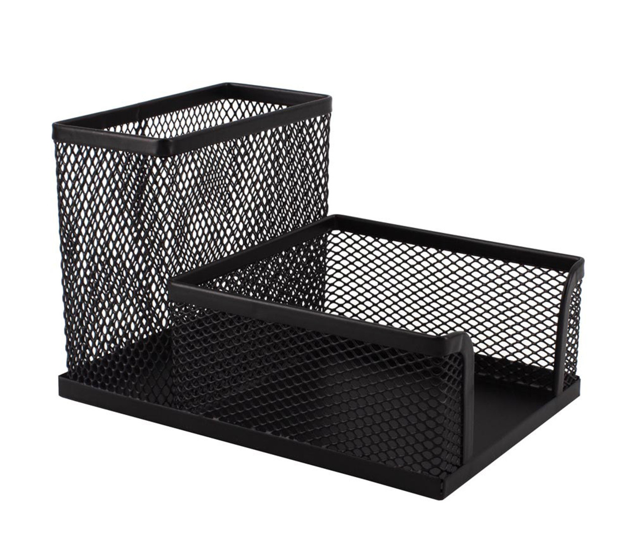 SDS – M415 Wire Mesh Metal Cube & Pen Holder Black