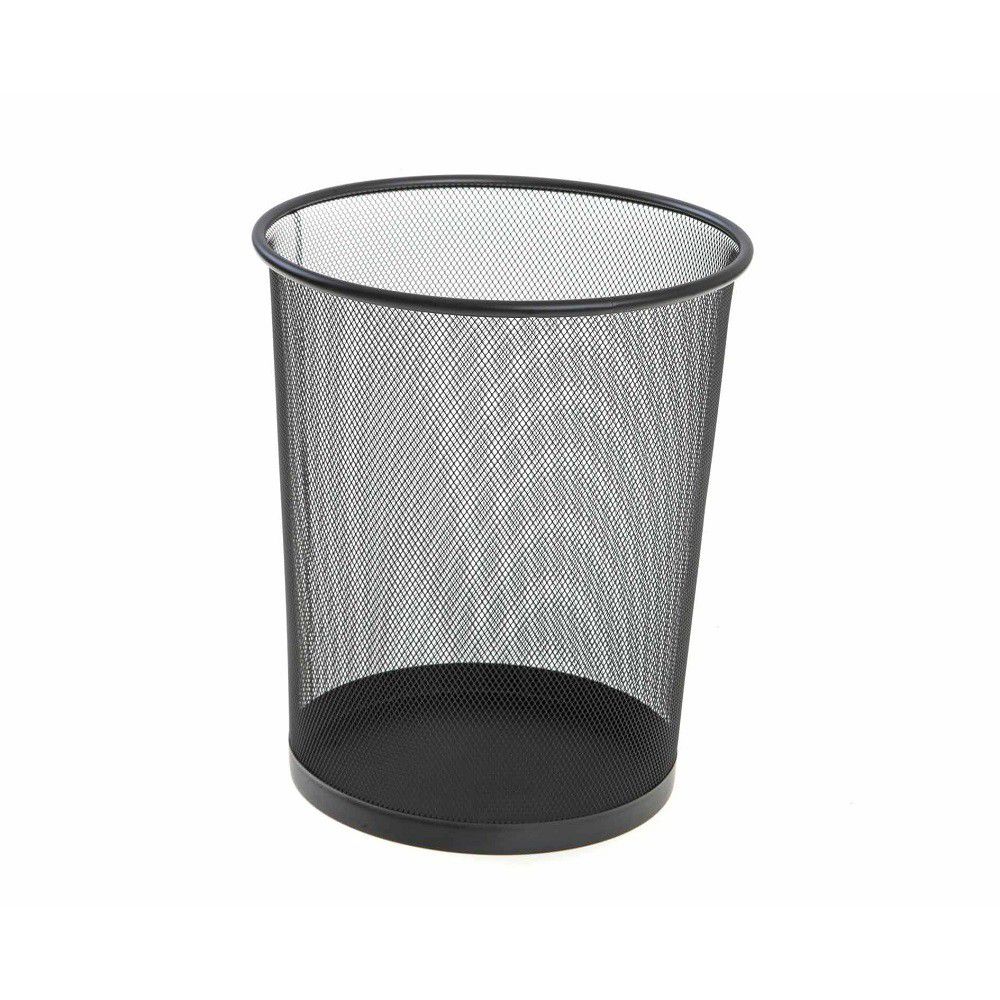 SDS – Round Waste Bin Black M900 Wire Mesh Metal