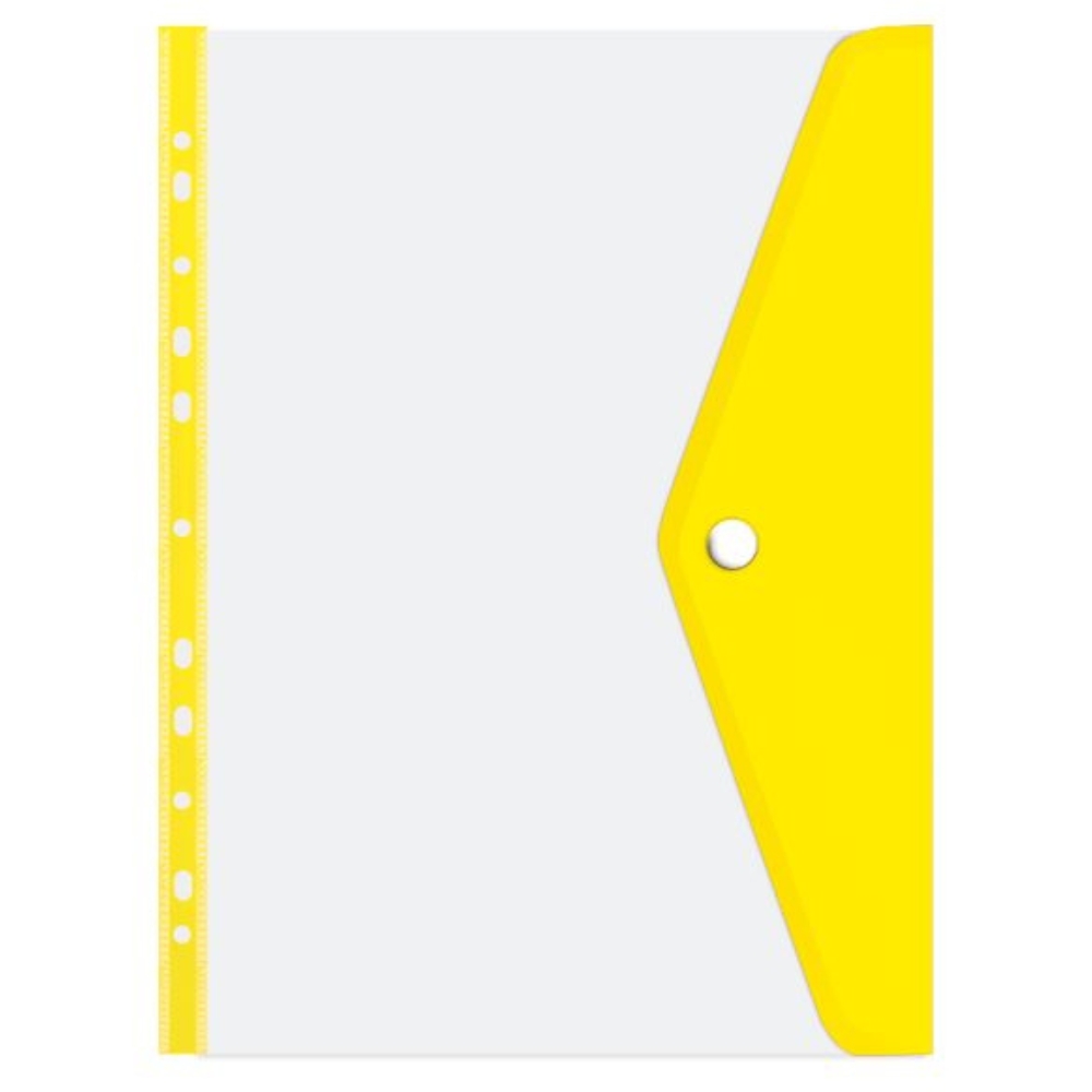 Treeline – Filing Carry Folder Open Long Side Yellow – Pack of 5