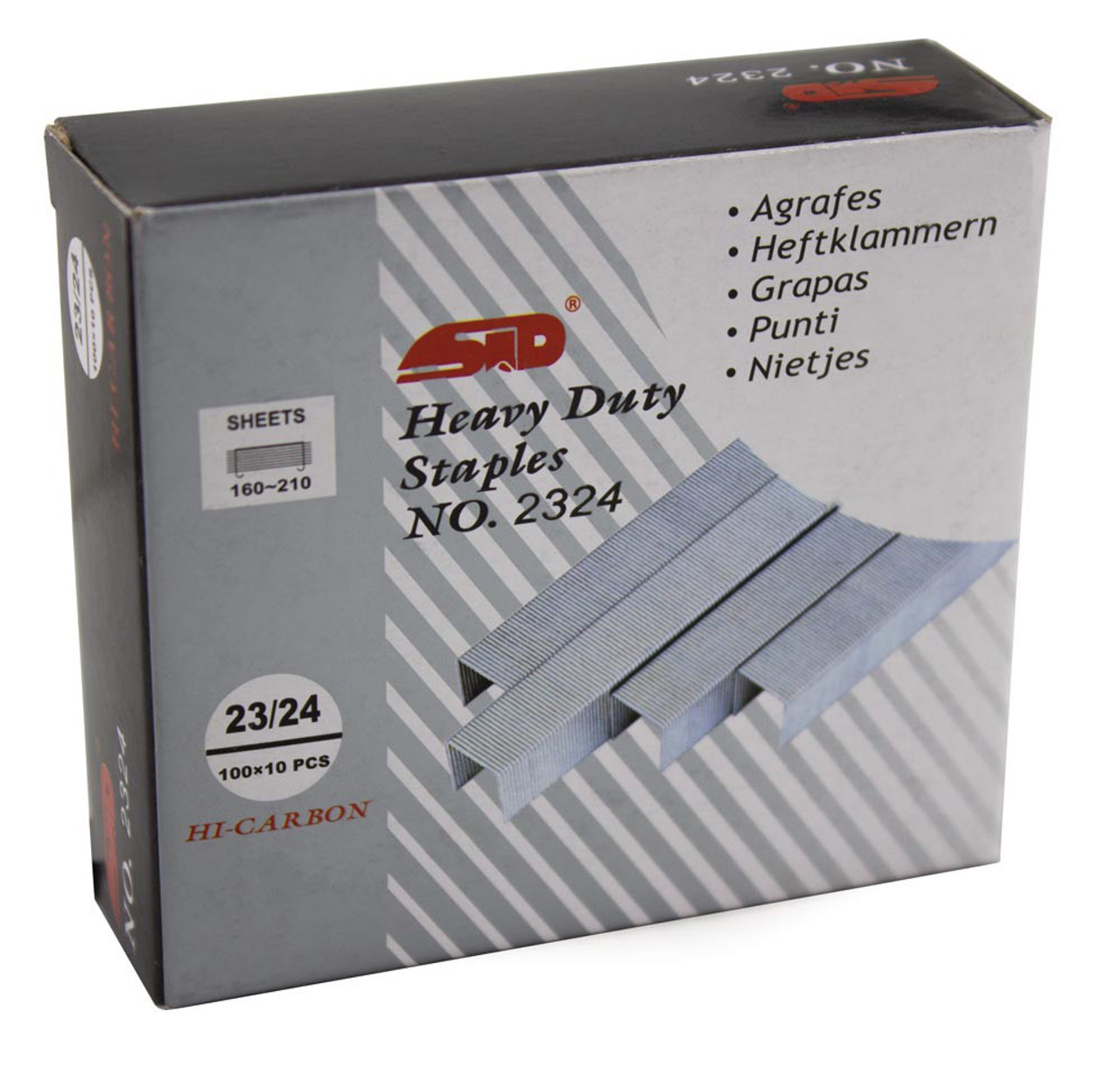 STD – Staples 23/24 , 160 to 240 Sheets (1000 per box )