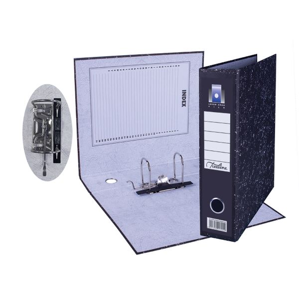 Treeline – Lever Arch File A4 Giant Upright Mottled Board , 100mm Spine