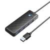 Orico PW 4-Port USB Hub – Black Orico PW 4-Port USB Hub – Black