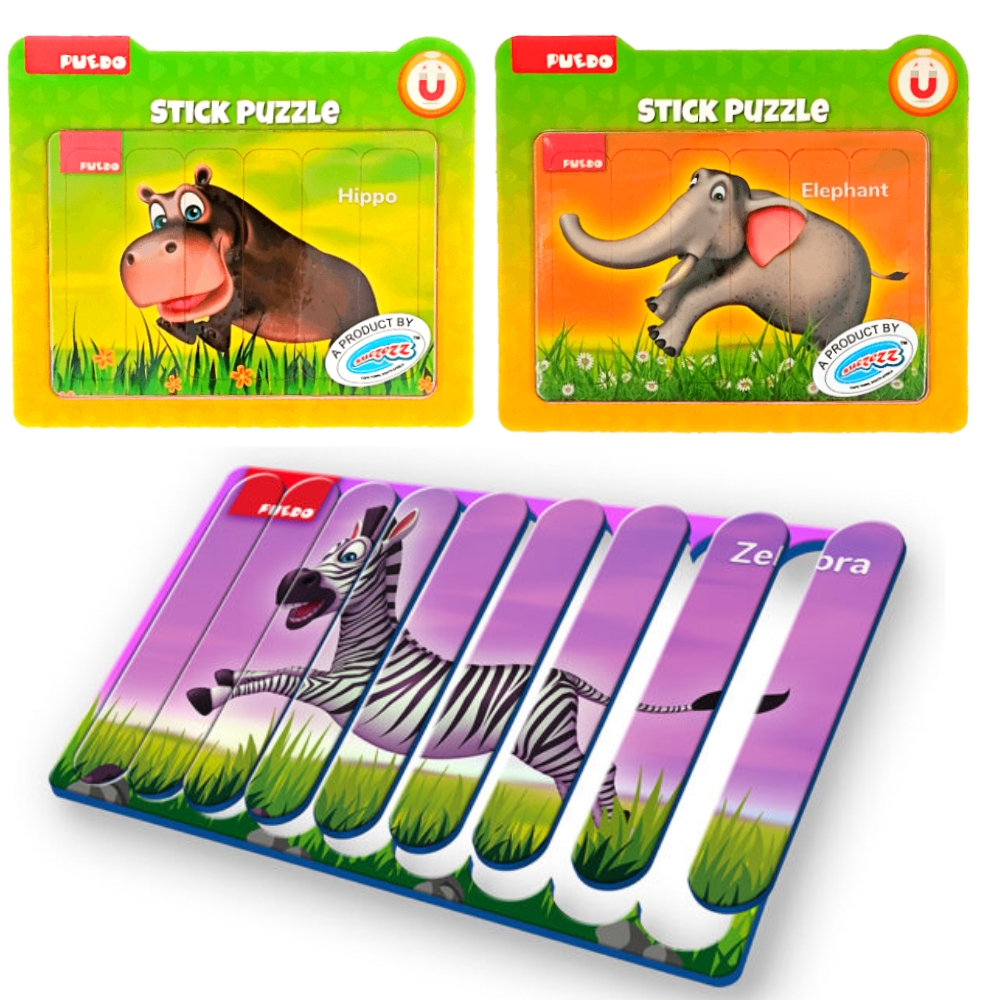 Puedo – Magnetic Stick Puzzle , Animal Combo