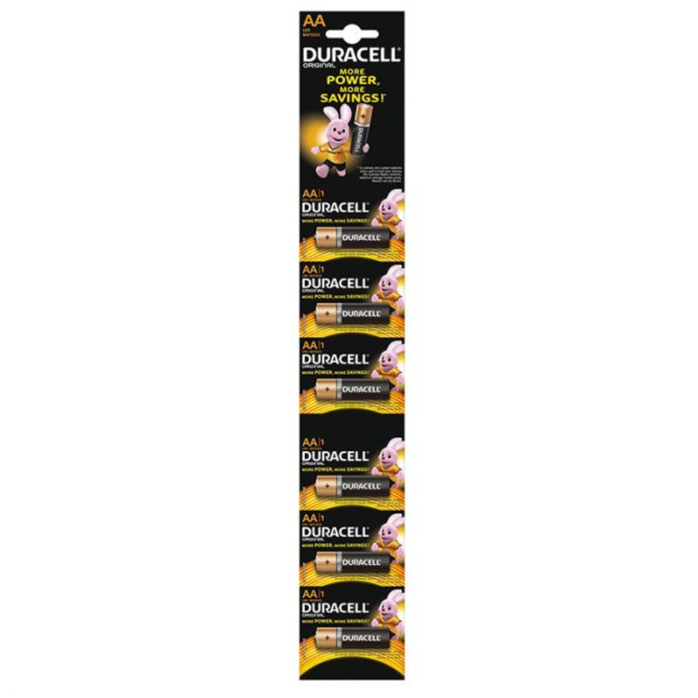Duracell – HBDC AA 6 Piece , Strip Pack