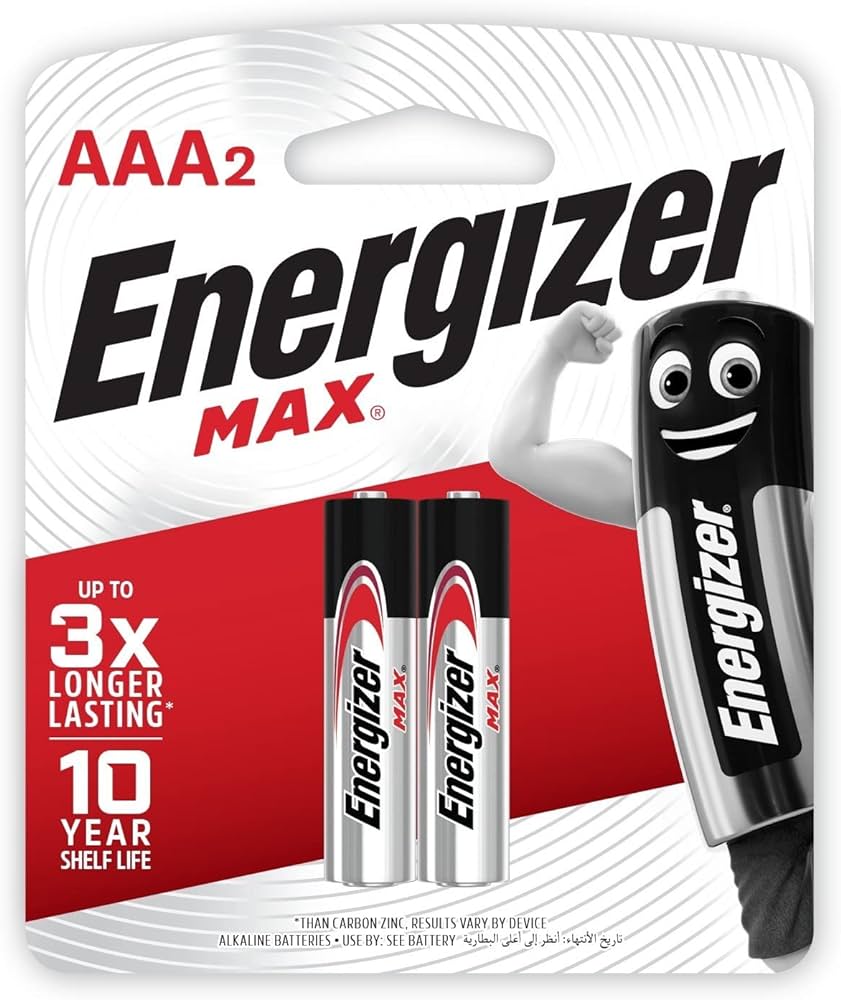 Energizer – Max Alkaline AAA Blister Pack 2