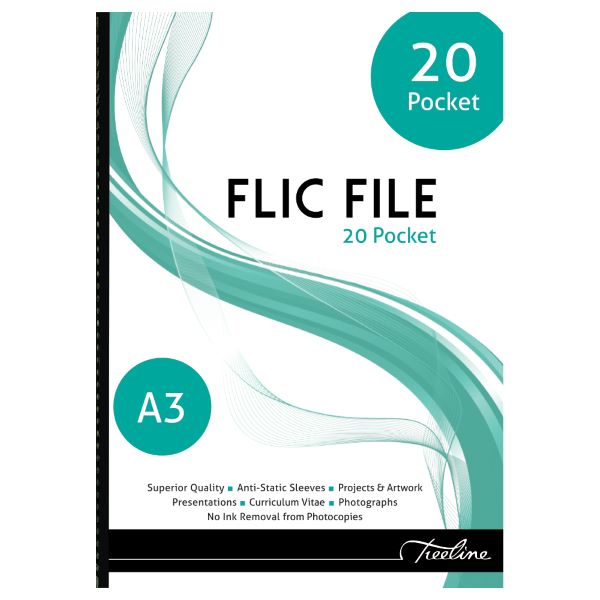Treeline – A3 20 Pocket Flic File Display File
