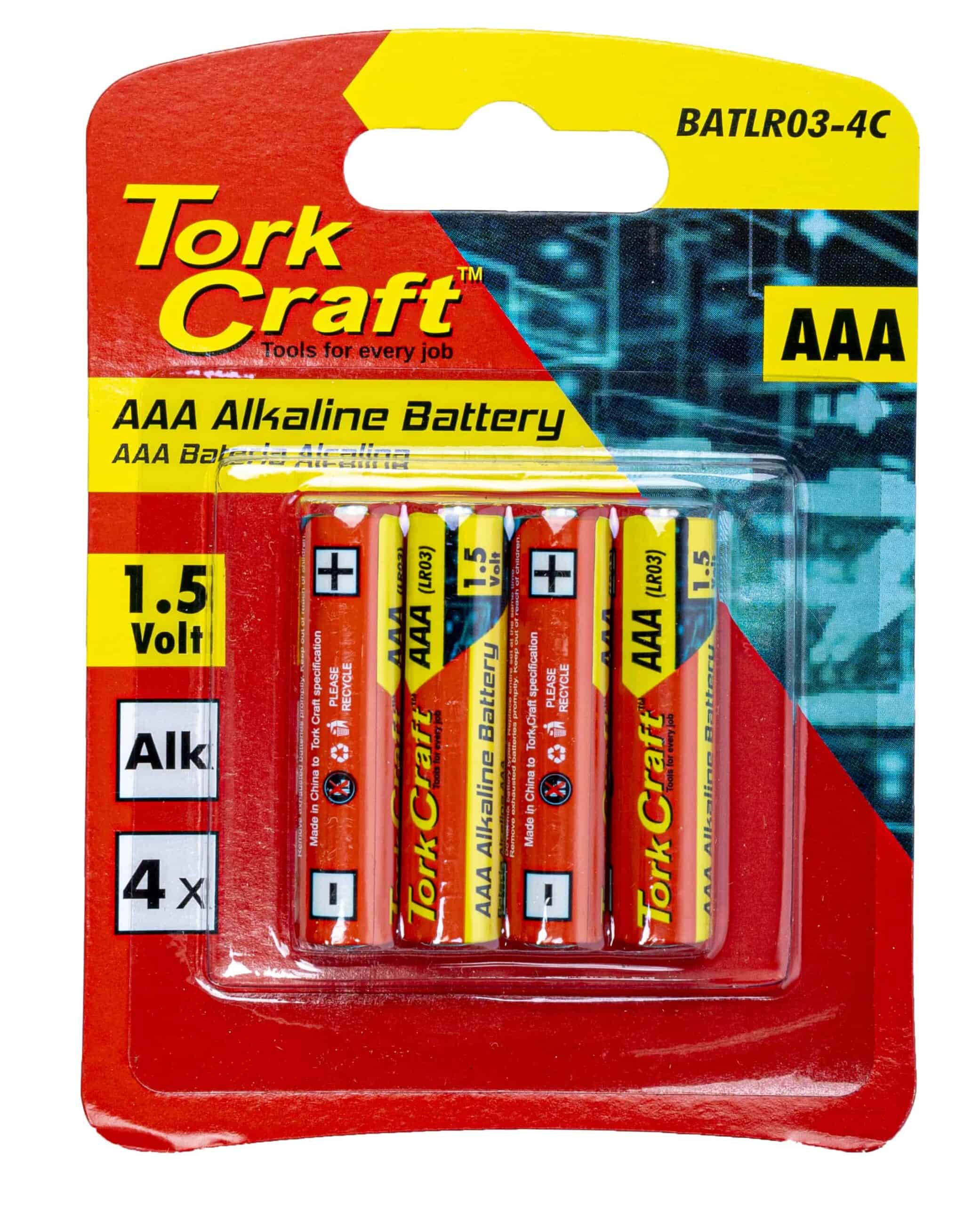 Tork Craft – AAA Alkaline Battery 4C (1.5 V)