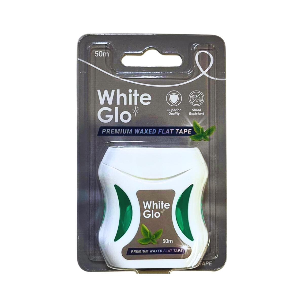 White Glo Premium Flat Tape Mint